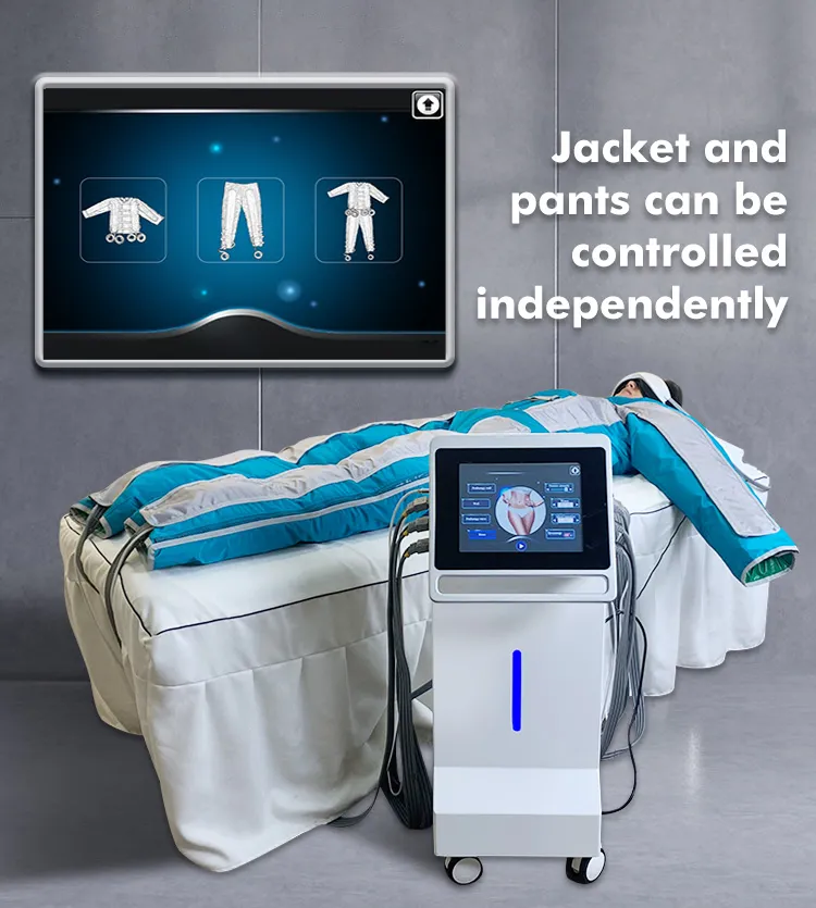 New Upgrade Vertical 3 In 1 Far Infrared Pressotherapy Lymphatic