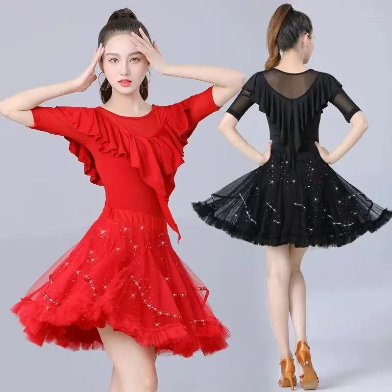 Mesh top skirt dance
