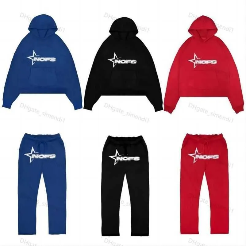 Mens Tracksuits Streetwear Nofs Piece Set Mens Hip Hop Letter