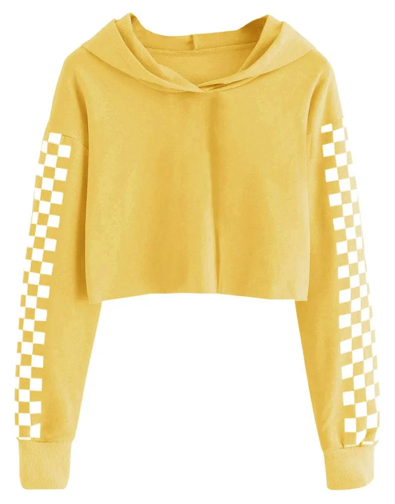 Cute crop top online hoodies for girls