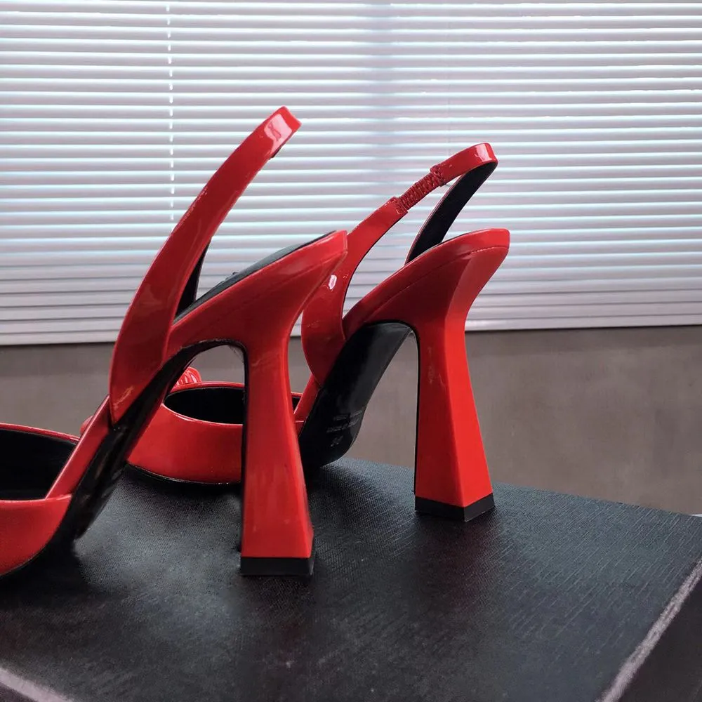 Designer de luxe nouveaux talons hauts chaussures pour femmes en cuir talons hauts chaussures de fête de mariage haute sensibilité chaussures à lacets latérales pour femmes