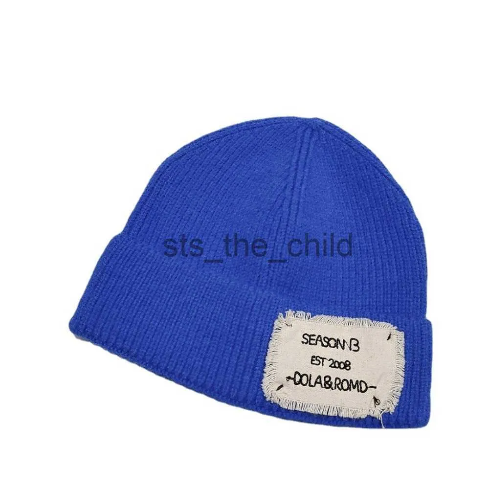 Beanie/Skull Caps Korean Women Beanie Hat Autumn/Winter Hip Hop Knit Hat Outdoor Warm Women Solid Skallies Hat Gorras X0907