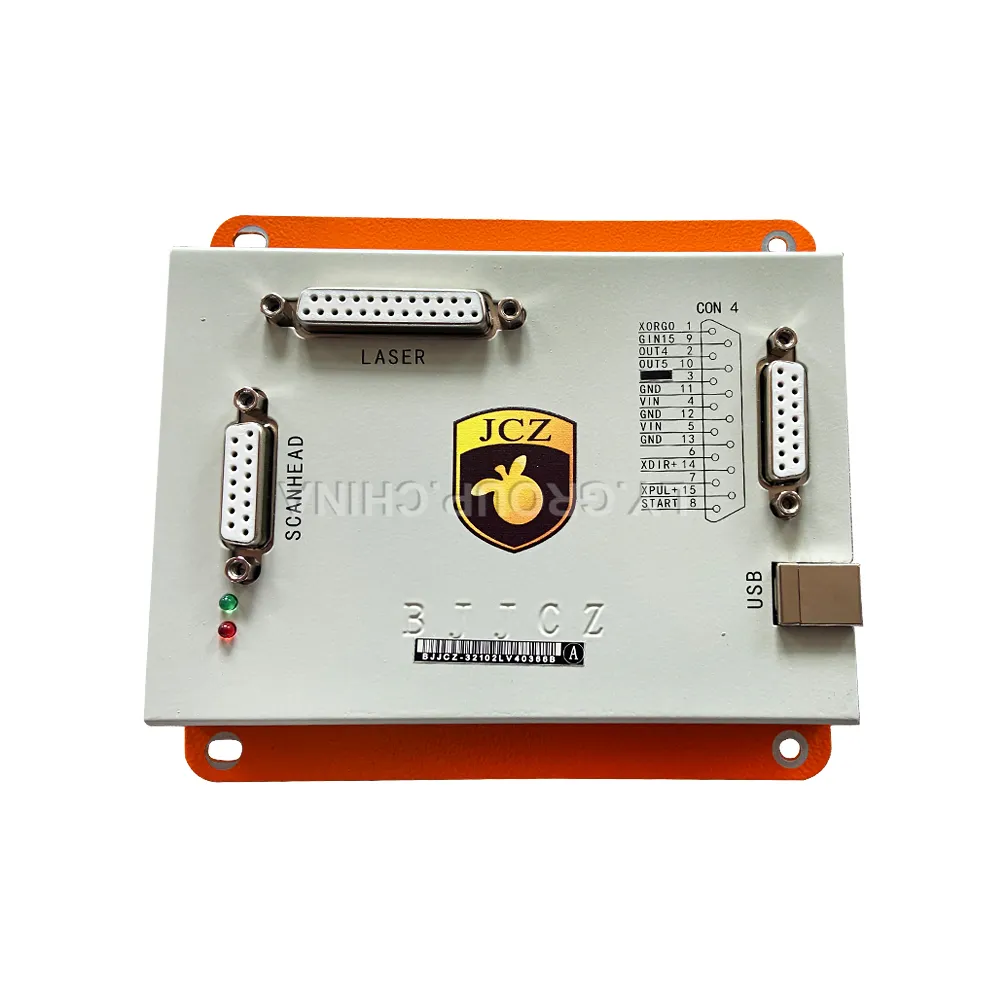 Universal Original Golden Orange Laser Marking Motherboard Control Card BJJCZ för CNC Lasergravering Markeringsmaskin med Rotary A Axis Function