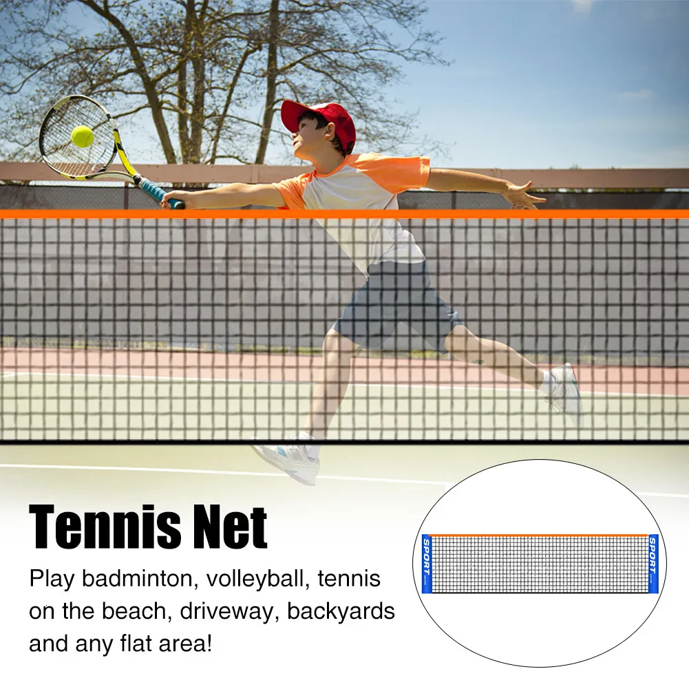 Ensemble De Filet De Sport Portable - Volley, Badminton, Plage - Pliable