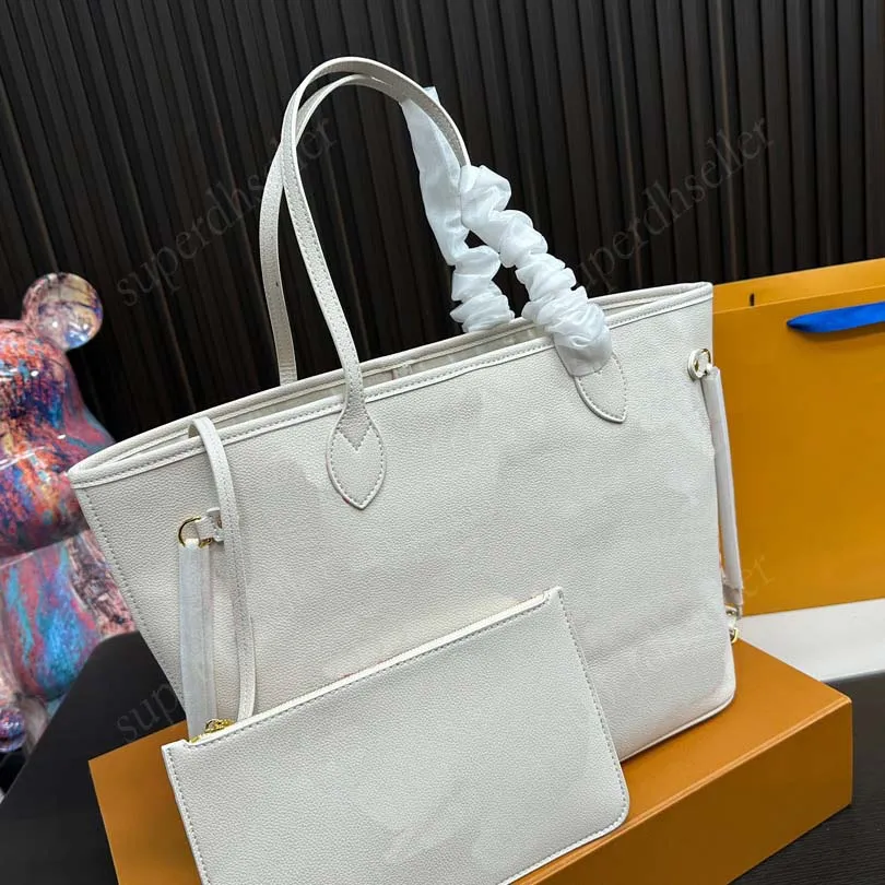 Dwie kolorowe wytłoczone torby na torbę na duże pojemności Znakomite zbywające się zbywalne torby luksusowe designerskie torby praktyczne bagaż oryginalne skórzane dzieła sztuki multi torba