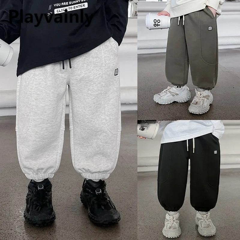 Pantalon de Travail Enfant Jogging Garçon Taille Élastique