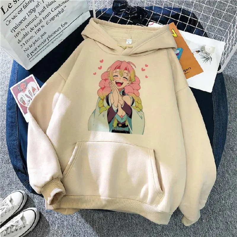 Sweats à capuche pour femmes Mitsuri femmes drôle Vintage Kawaii Streetwear chemise à capuche vêtements féminins esthétiques Pulls