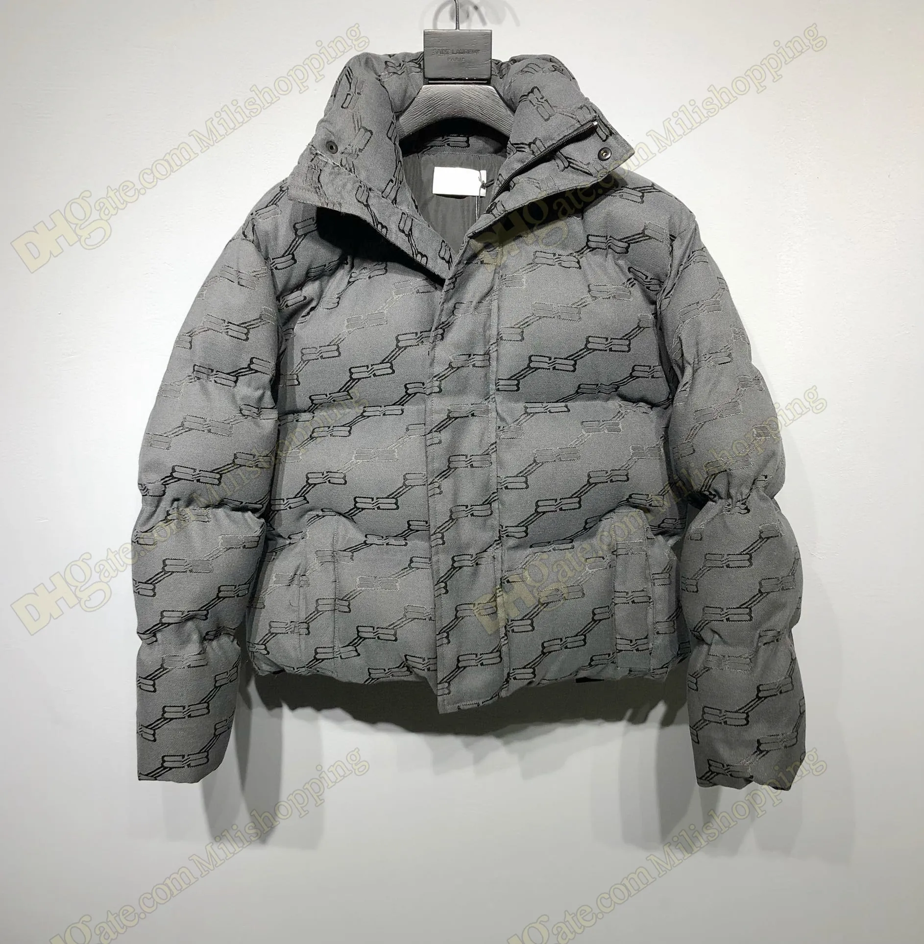 Casaco de inverno masculino parkas puffer jaquetas moda estilo pão colete superior punk blusão bolso outsize casacos quentes S-L