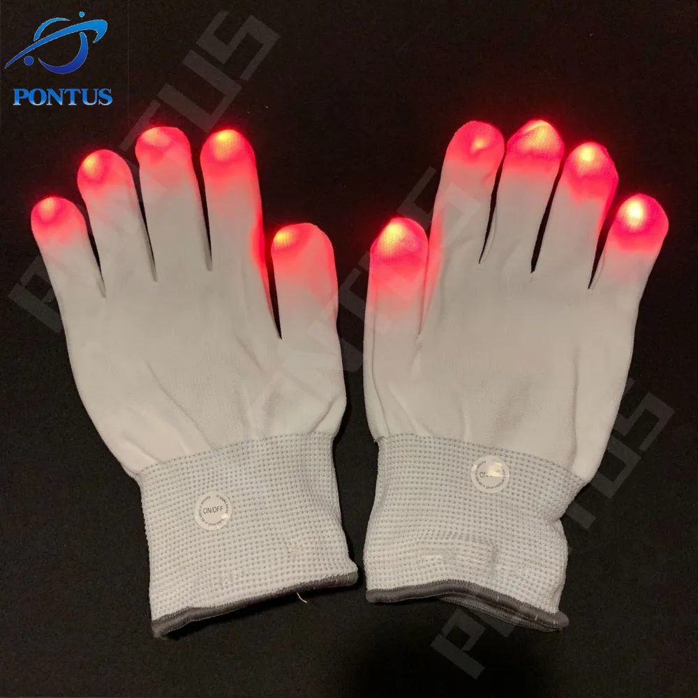 Guantes LED, guantes de dedo LED, guantes de luz para dedos, guantes LED  para regalos de niños, los juguetes para niños de 3 a 8 años, guantes