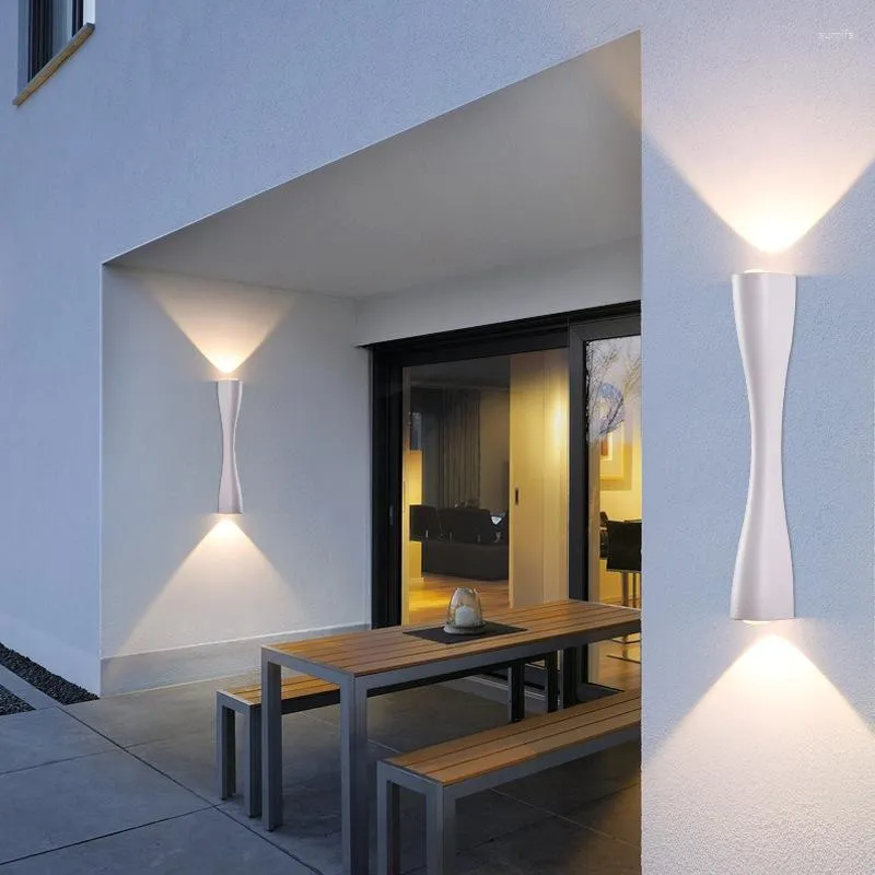 Lámpara de pared Luces impermeables al aire libre modernas Pasillo Estética Novedad Decorazioni Casa Electrodomésticos