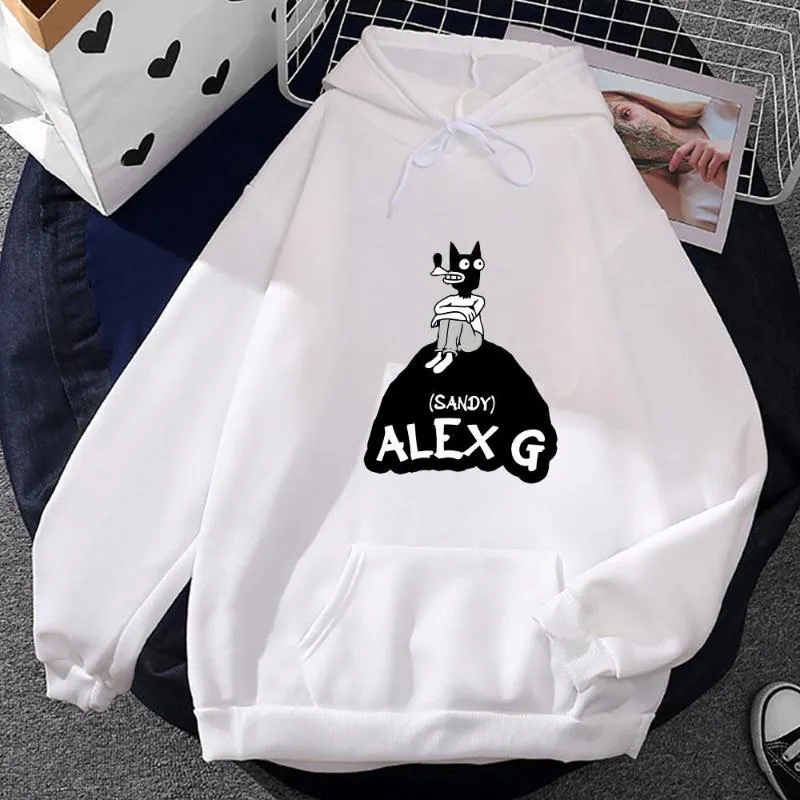 Herenhoodies Alexx G Creatieve Cartoon Grafische Hoodie Mannen/vrouwen Grappig Patroon Kleding Herfst Mode Casual Sweatshirts Fleece