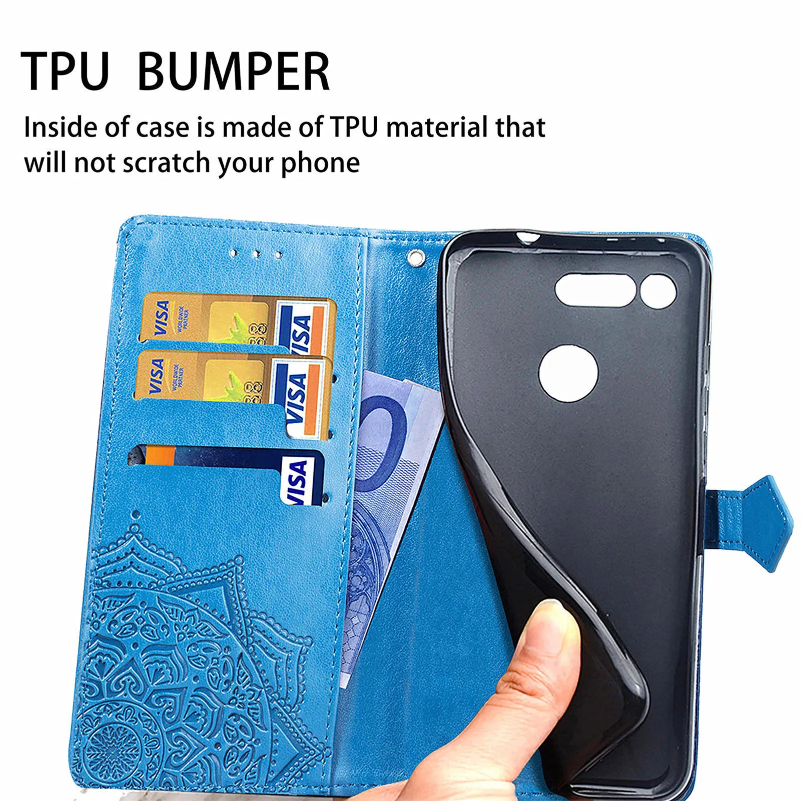 Samsung Galaxy Imprint Flower Leather Wallet Case With Flip Card Holder And  Flip Stand Compatible With A54 5G, A34 A14 A13 A73 A53 A72 A52 A32 A71 A51  M34 From Eshoppingcenter1, $4.51