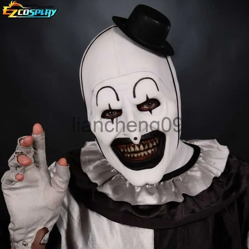 パーティーマスクTerrifier2アートThe Clown Mask Cosplay Latex Masks Helmet Maskerade Halloween Party Costume Props X0907