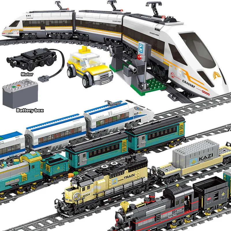 Kit 67 Pièces Rails De Train En Plastique - Droits, Courbes, Croisement, Inclinés, Compatible Marques Populaires