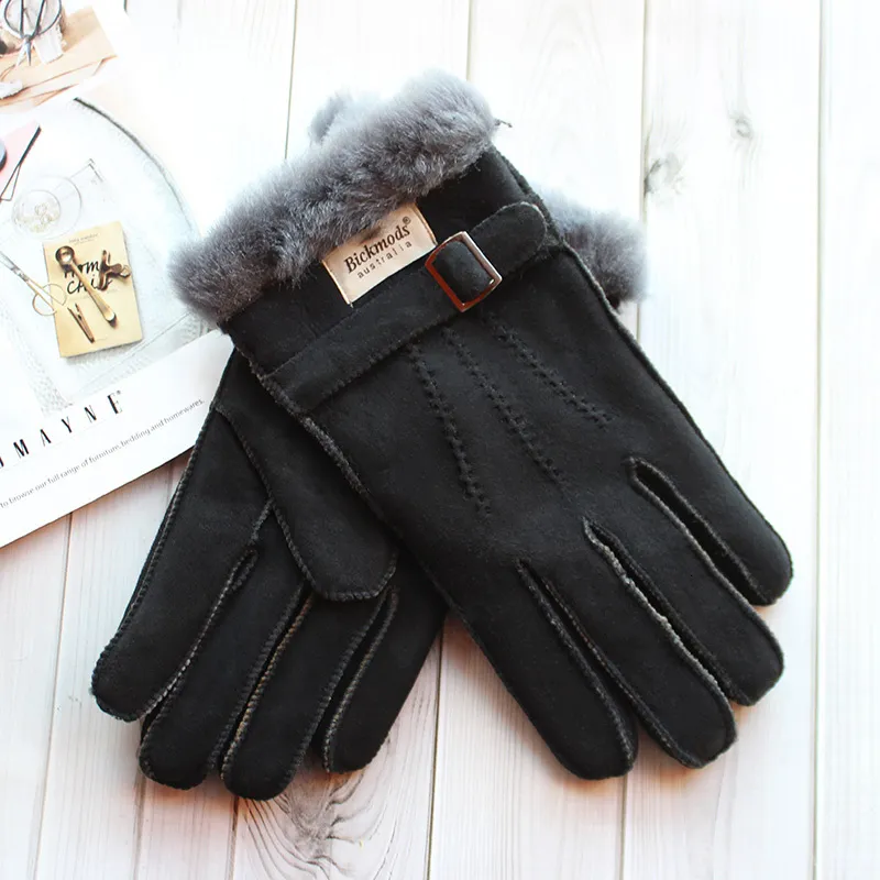 Fake best sale sheepskin gloves