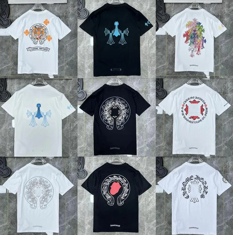 여름 디자이너 남성 T 셔츠 짧은 슬리브 크루 넥 탑 티스 티셔츠 캐주얼 클래식 의류 탑 S-2XL