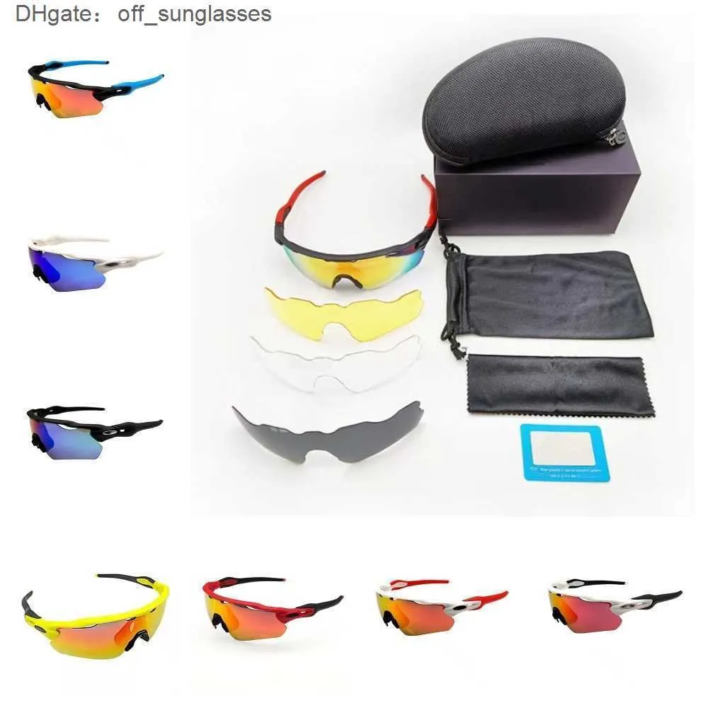 Lunettes de sport lunettes de soleil de cyclisme en plein air UV400 lunettes à verres polarisés lunettes de vélo VTT homme femme EV équitation soleil lentilles multiples avec étui NRUG