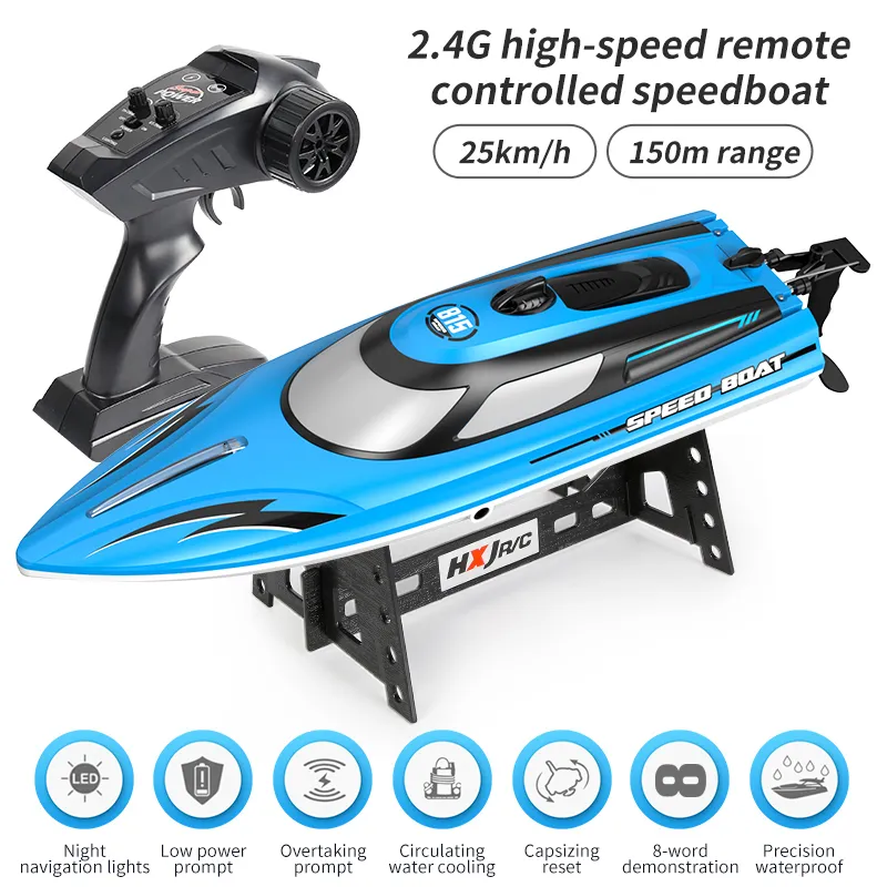 85€88 sur Bateau télécommandé HJ808 électrique haute vitesse 2,4 GHz -  Rouge - Bateau télécommandé - Achat & prix