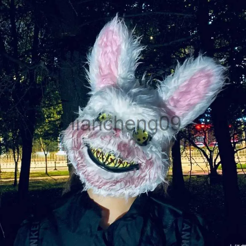 Mascara Conejo Blanco Mujer Sexy Media Cara Halloween Accesorio Disfra –  Cómpralo en casa