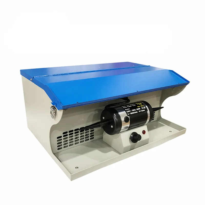 Polishing Machine With Dust Collector Mini Polishing Grinding Motor Bench  Grinder Polisher 1/6HP Jewelry Polisher Machine