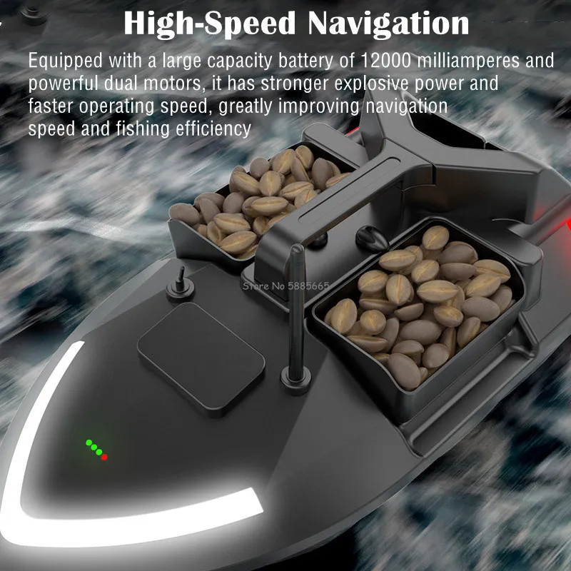 Large Sonar Brushless Boat With 40GPS Auto Return, 500M Fixed Speed Cruise,  Waterproof Design, GPS Smart Remote Control, And 3Hopper For Fishing 230906  From Xuan08, $216.07