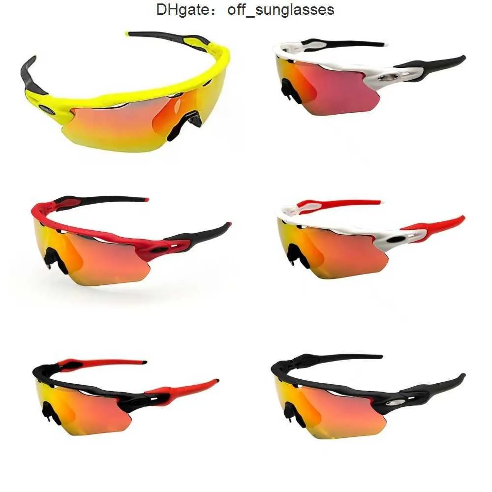 Oakleies Cycling okulary radar EV 9442 Rowerowy maraton Połowa ramy spolaryzowane sporty QX47