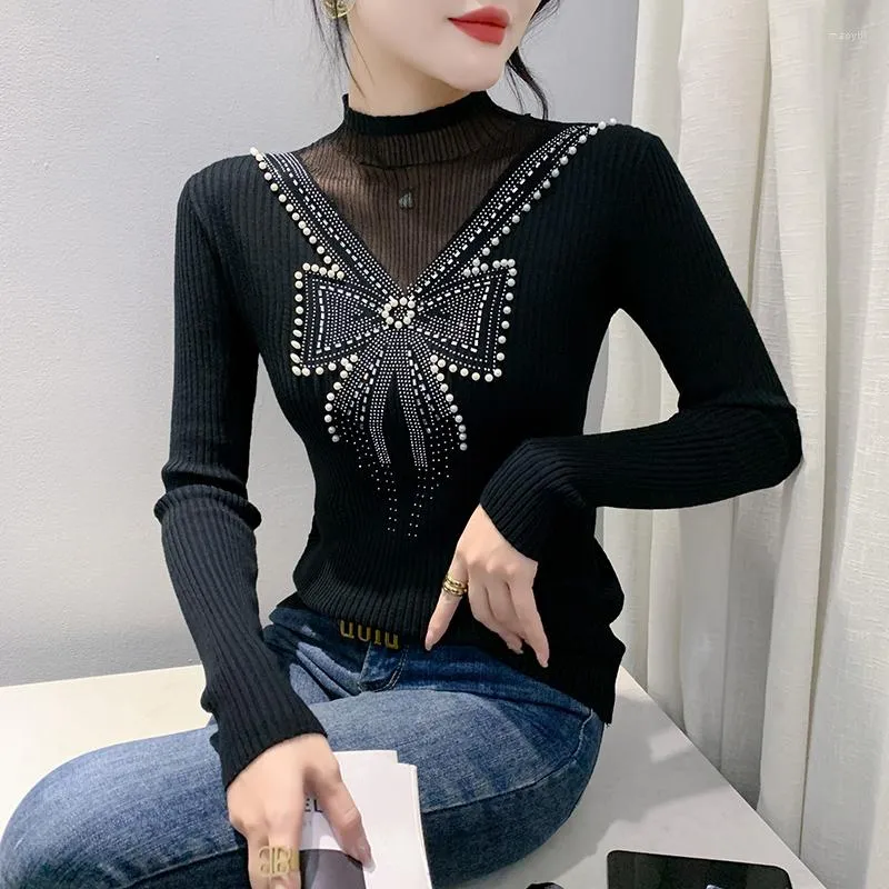 Pearl beaded sweater hotsell