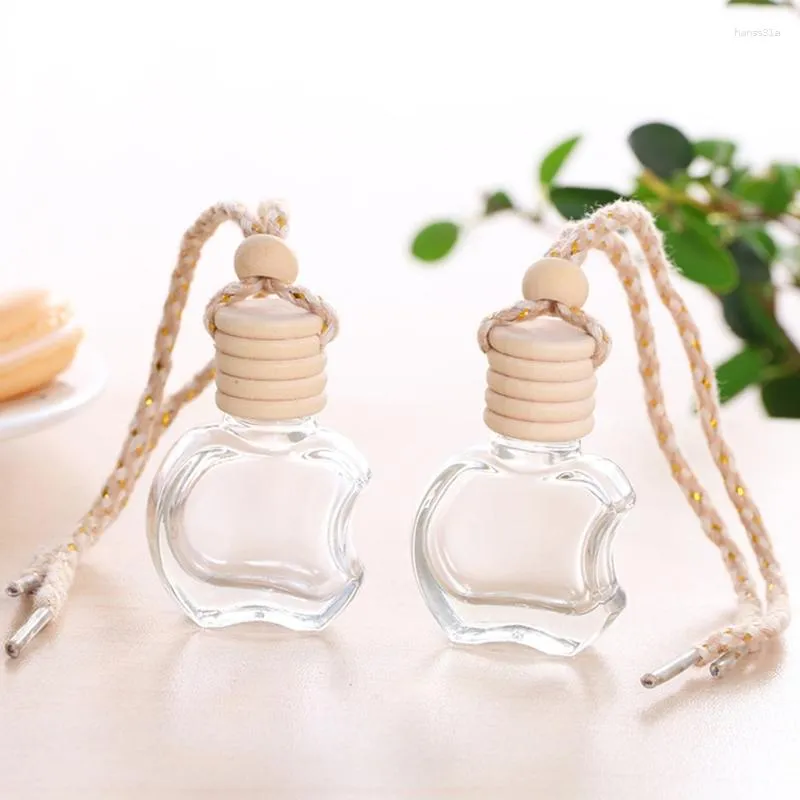 Bottles 10Pcs Car Hanging Glass Bottle Empty Dispenser Refillable Diffuser Air Fresher Fragrance Pendant Ornament