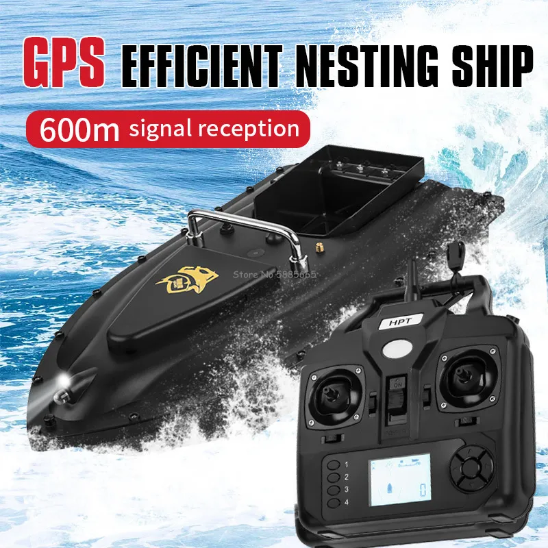 ElectricRC Boats 600M 16 GPS Auto Return Remote Control Fishing Boat 24G  Lighting Smart Sonar Waterproof Cruise High Speed RC Bait 230906 From  Xuan08, $166.53