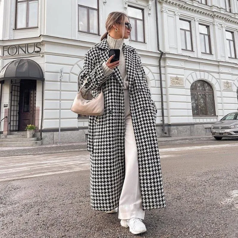 DHgate.com:Womens Spring Trench Coat - Elegant Checker