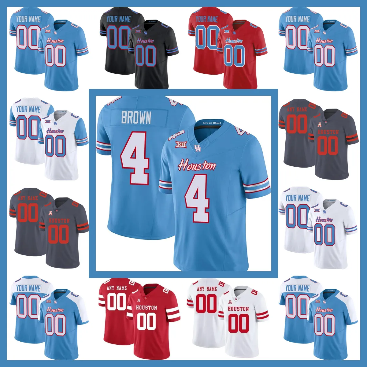 Houston Oilers #34 Football Jersey Men Sz Medium Vintage