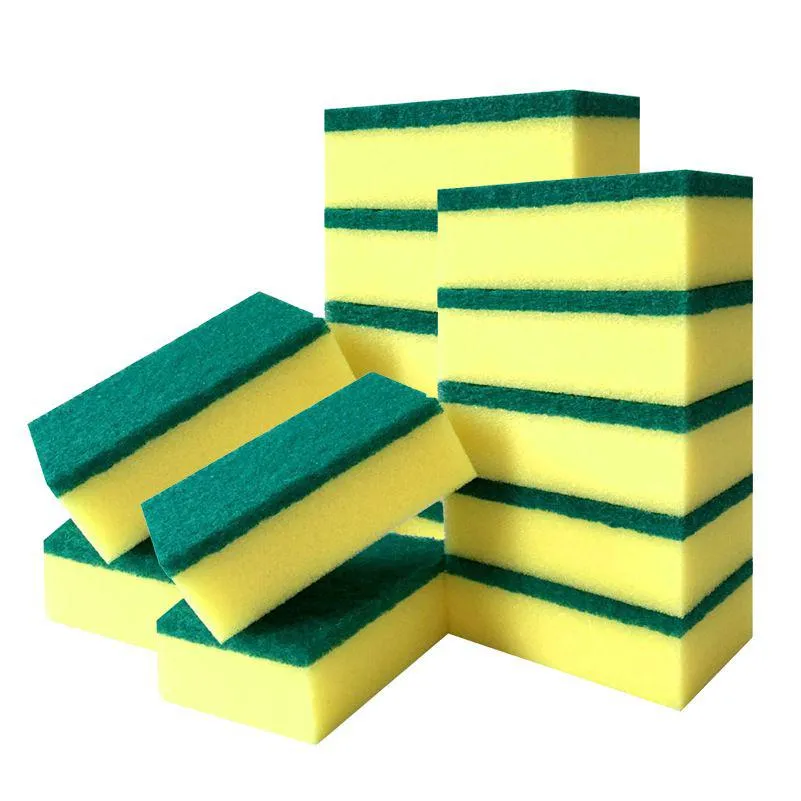 Sponges Scouring Pads New 20/30Pcs Dishwashing Sponges Kitchen Nano Emery Magic Clean Rub Pot Rust Focal Stains Sponge Removing Kit Dha4X