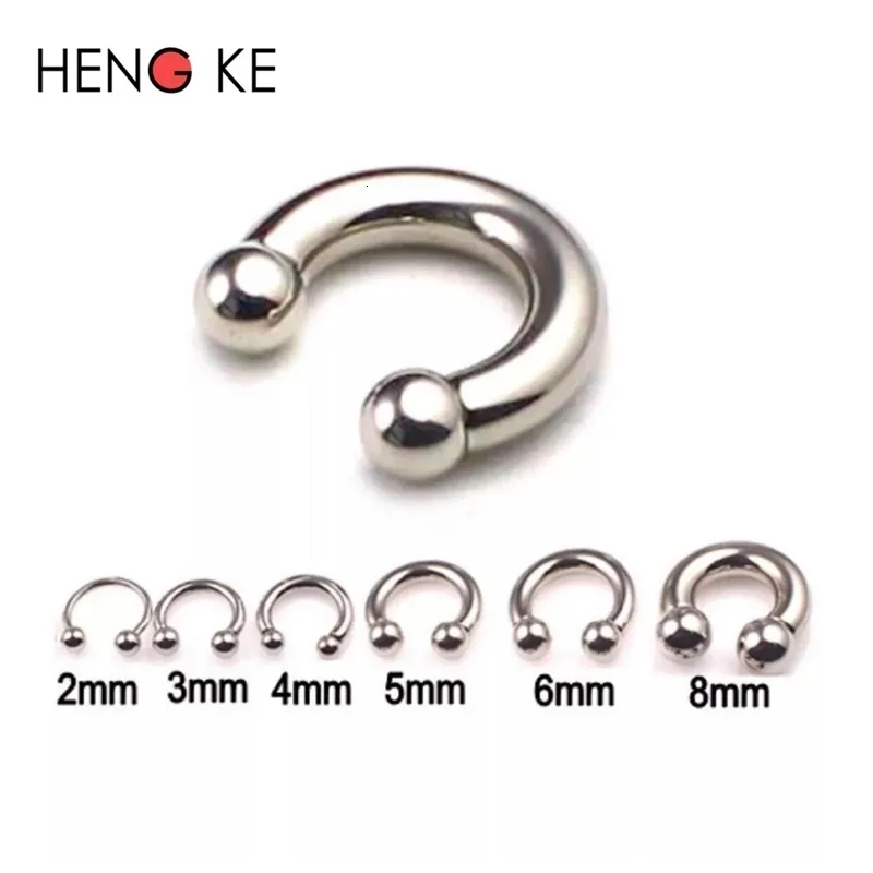 LABRET LIP PIERANIE JEEDLYTA STAL STAL HINESESHOE 316L HIPHOP ROCK PIERSKI BCR BCR TRAGUS PIERŚCIEŃ PRIPNIK CBR Body 30pcs 230906