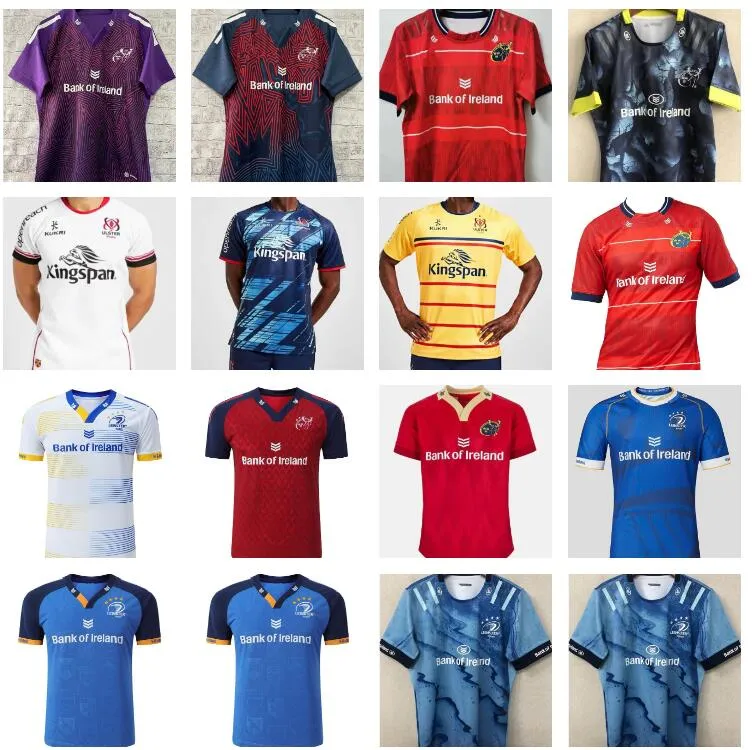 2023 2024 Munster City RUGBY Jersey Leinster LEAGUE JERSEYS nationaal team Thuisveld Uitwedstrijd 22 23 24 shirt POLO Duitsland T-shirt Ierland Rood blauw top t-shirts S-5XL