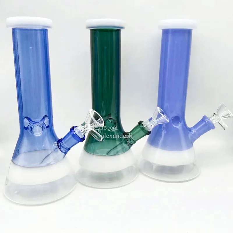 Hosahs dab Staright Hight Water Pipe Glass Bongs Pipes Bubbler Glass Oil Rig Rök Rörrör Tobakstillbehör