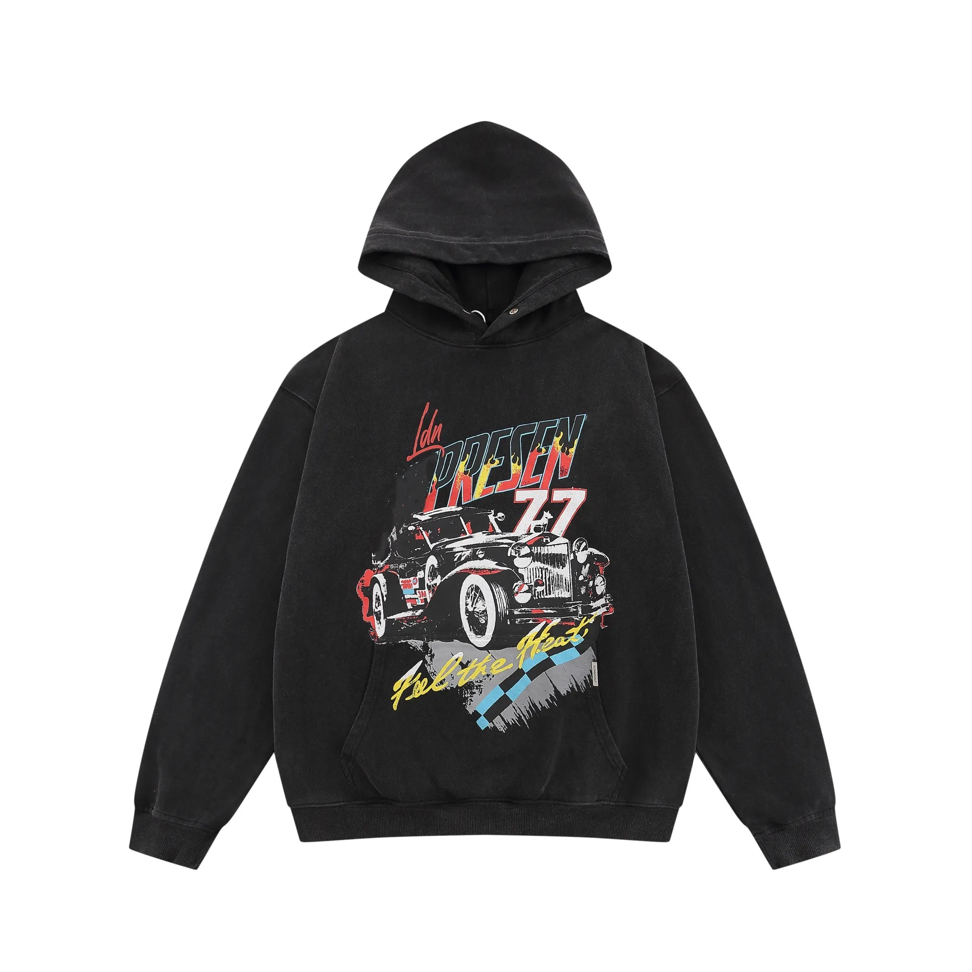 DHgate representdesigner Mens Niche Letter Print Casual Loose Hooded Sweatshirt Apparel