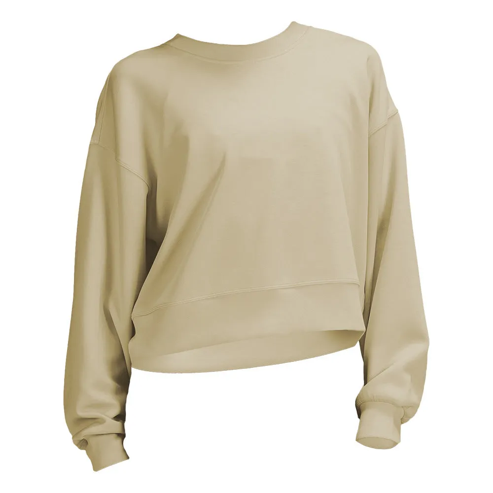 UU-467 Sweatshirts Yoga kleidung perfekt übergroßen herbst frauen Mode hoodies pullover sport rundhals langarm_voghion.com