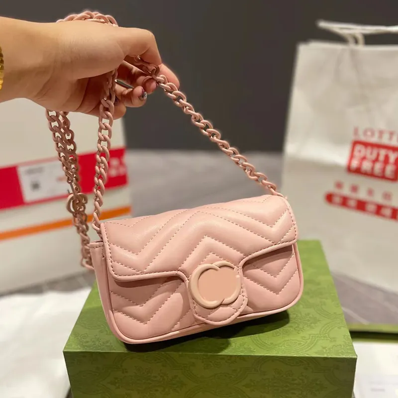 Dapu kosmetisk väska och vintage mode axelbälte shopping designer berömd bokstavsmyntväska