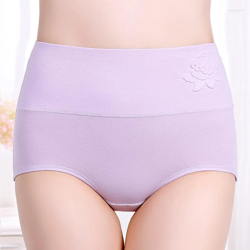 Womens Panties Women Sexy Cotton Fashion Embossed Rose Underwear Soft Breathable Briefs High Waist Large Size L 3XL From 6,08 € | DHgate