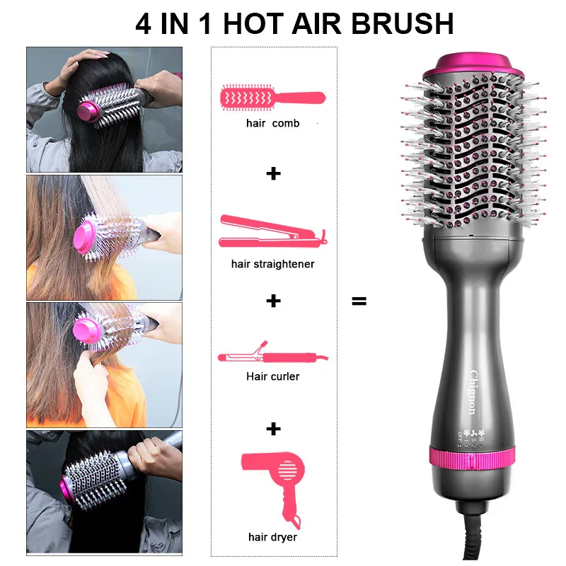 Rotating Brush Amazon Hot Air Styler In Multifunctional Hair Dryer