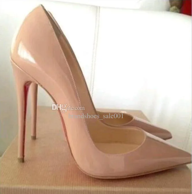 Zapatos de diseño con fondo rojo Zapatos de vestir de cuero de tacón alto de lujo para mujer Zapatos de tacón de aguja negros de diseñador Bolso de diseñador para fiesta de boda para mujer con caja