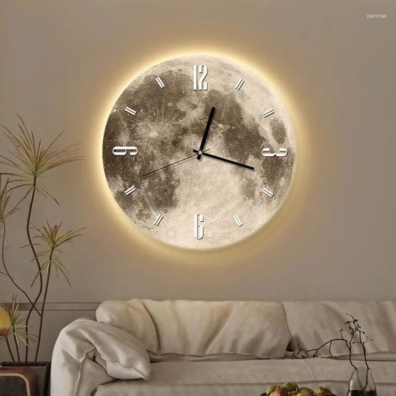 Настенные часы 2023, декоративная живопись, креативные часы, светильник для гостиной, товары для украшения дома
