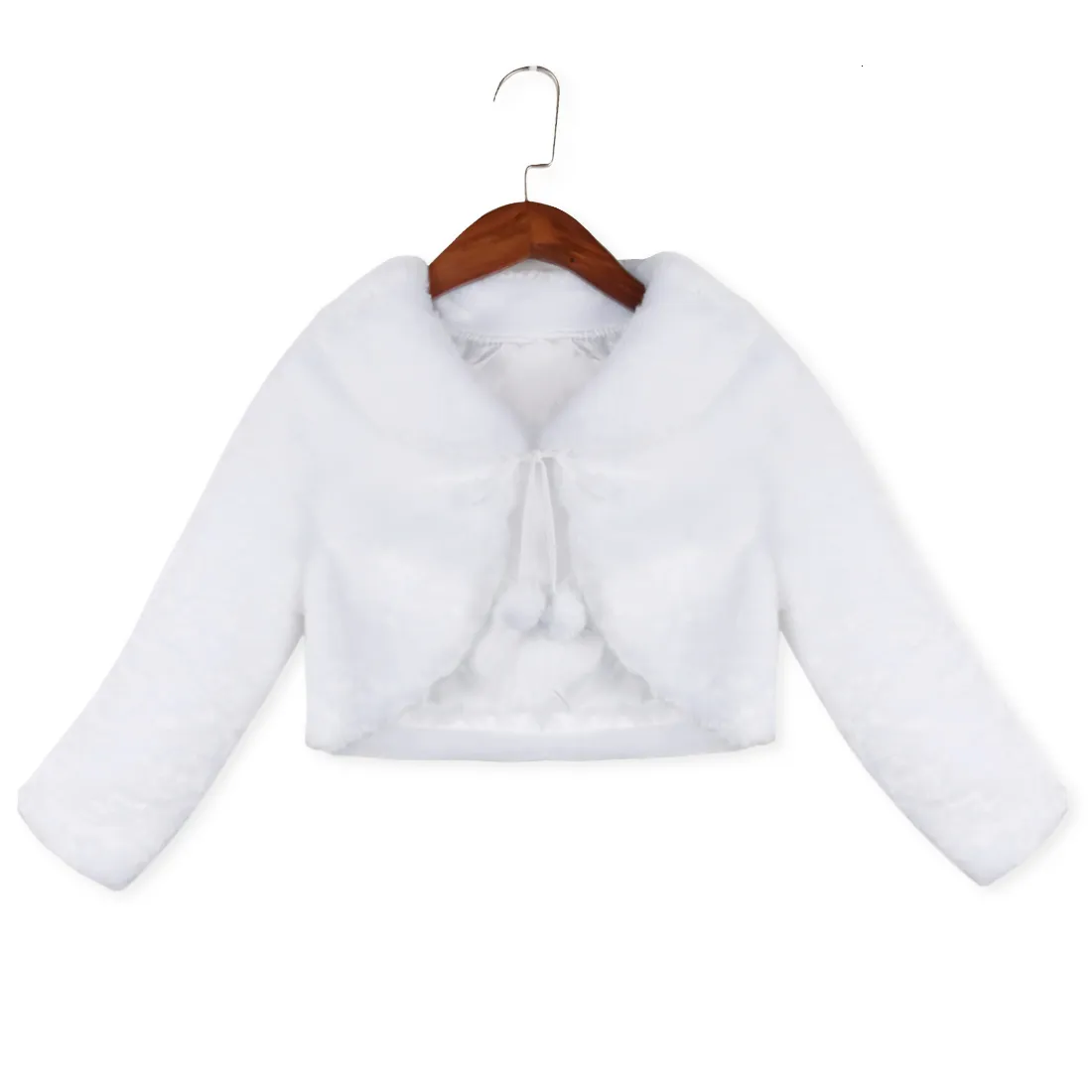 Childrens faux fur bolero jacket sale