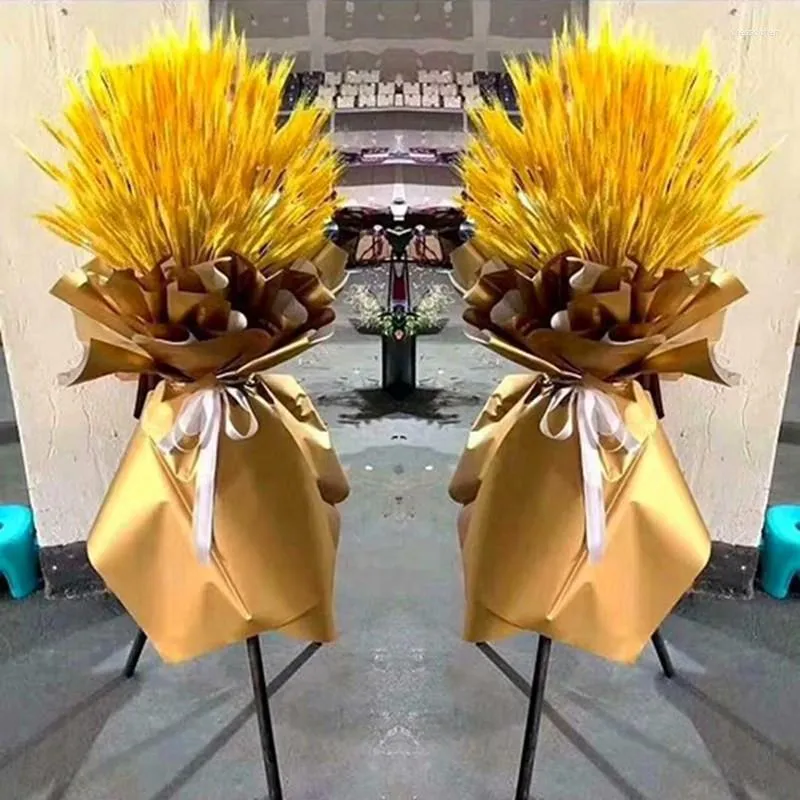 Decorative Flowers 50PCS Wheat Natural Dried Centerpieces For Weddings Mother's Day Easter Decoration 2023 Home Acces