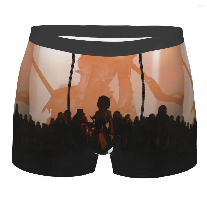 Underpants Arknights Men Underwear Anime Boxer Briefs Shorts Panties