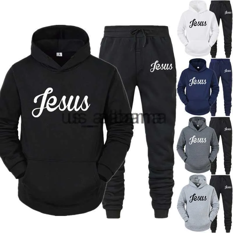 Tracksuits masculinos roupas masculinas para homens conjunto masculino ternos esportivos homem calças define hoodie feminino tracksuit esportes duas peças roupas suor-camisa x0907