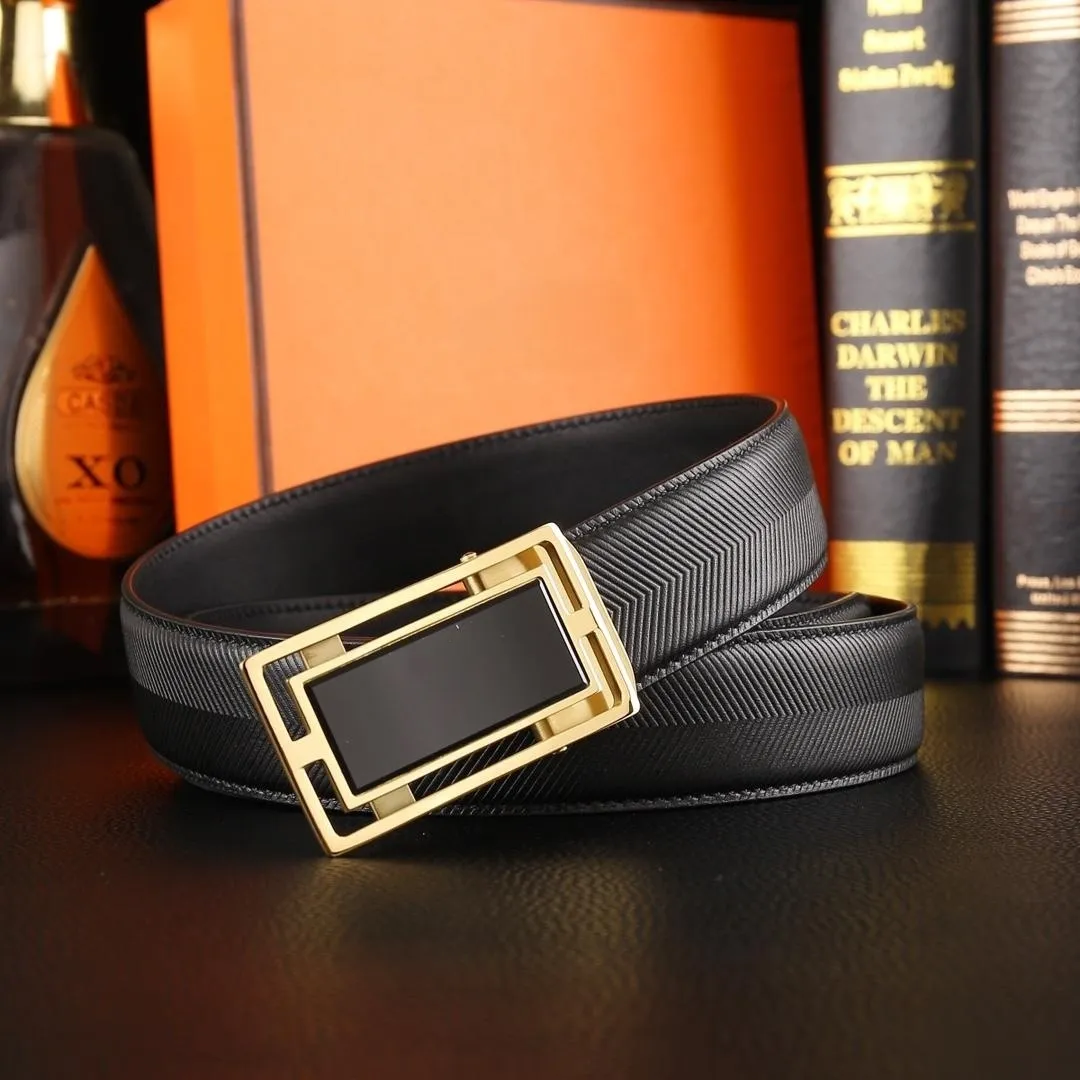 Top quality men designer belts classic fashion business casual belt wholesale men waistband women metal buckle width with box free ship size 100-125 cm AT010