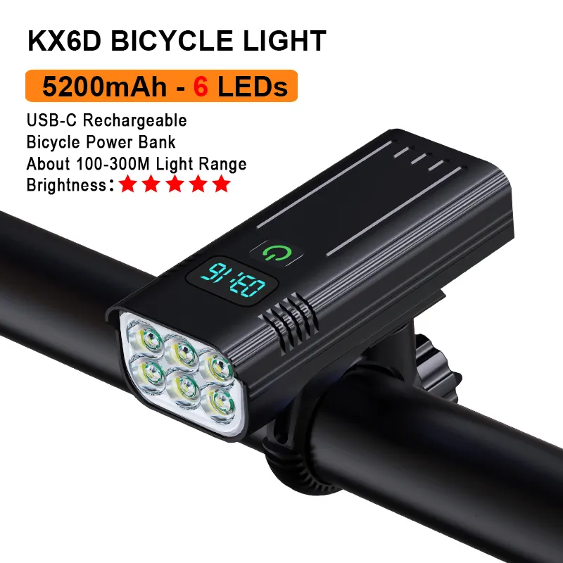 Fahrradscheinwerfer LED Wasserdicht Aus Aluminium – Kompaktes, Wiederaufladbares Fahrradlicht Mit 3 Helligkeitsstufen, Leicht Und Faltbar, Für MTB Und City-Rad, Ideal Für Nachtfahrten