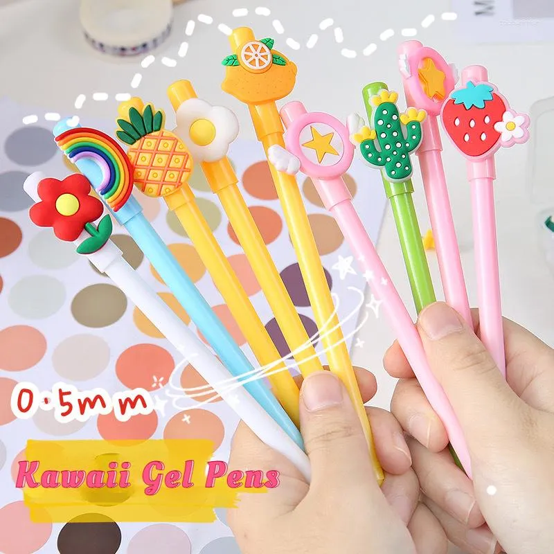 0.5mm Neutral Signing Pen Ins Cute Kawaii Gel Pens Student Stationery Office School Kids Supplies For Writing Signature Diary