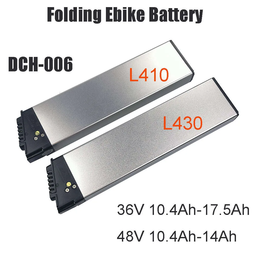 Folding Electric Bicycle Battery 48V 10.4Ah 12.8AH 14AH 600W 700W DCH-006 Ebike Battery for Samebike LO26 20LVXD30 Fiido M1